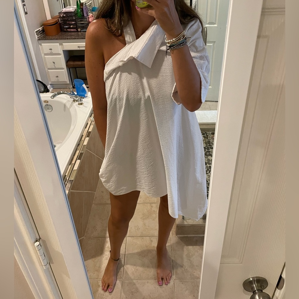 🇮🇹 Balossa asymmetrical cotton dress